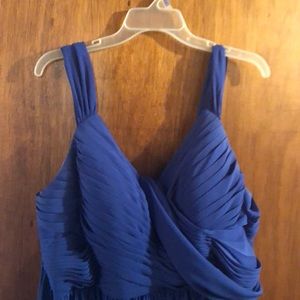 Azazie Plus Dress. Royal Blue.